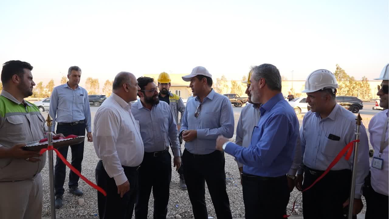 افتتاحیه سکوی بارگیری