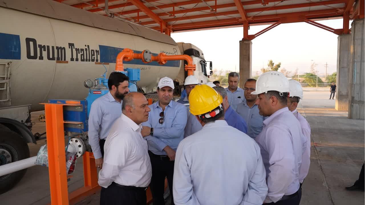 افتتاحیه سکوی بارگیری