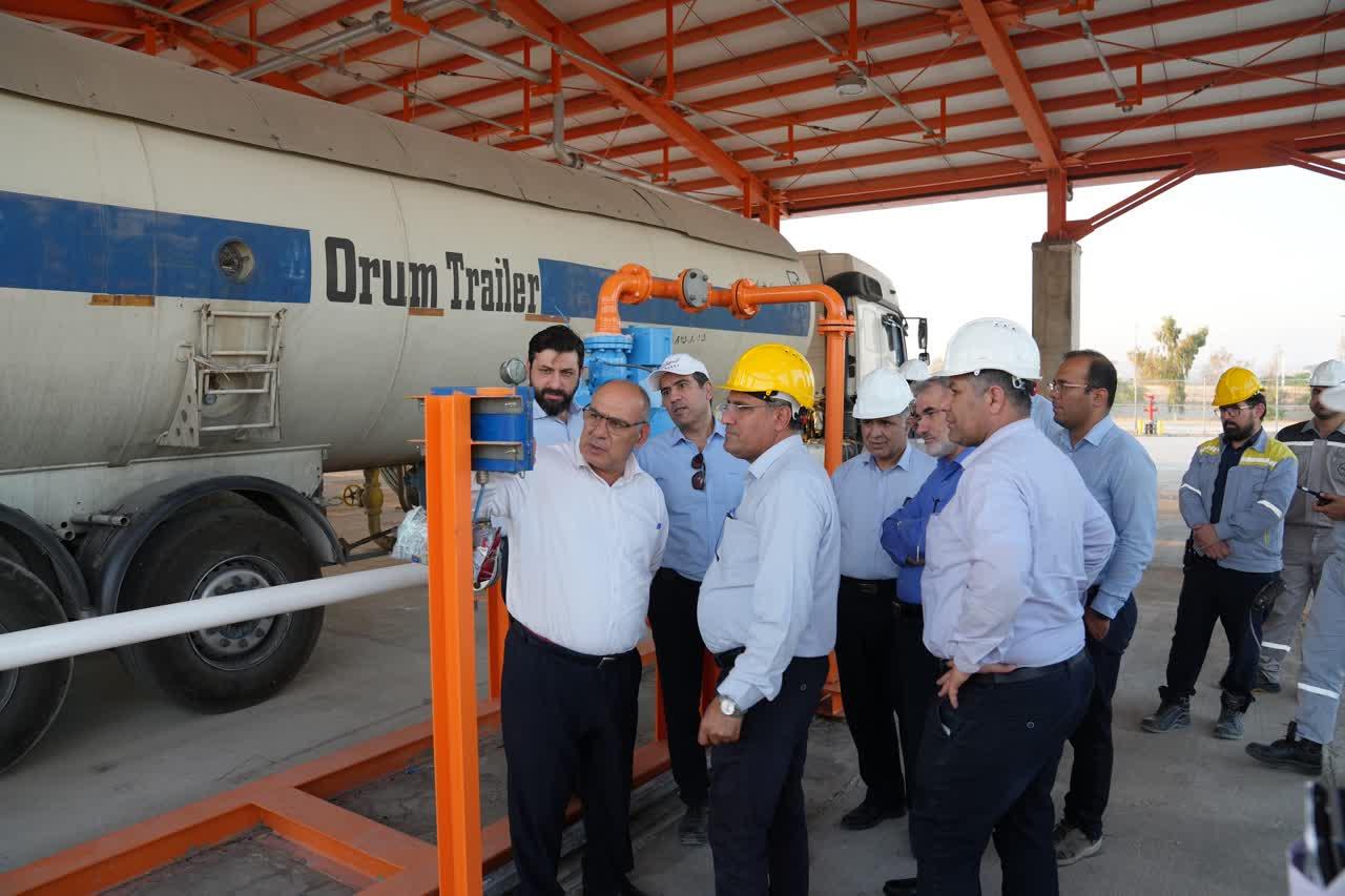 افتتاحیه سکوی بارگیری