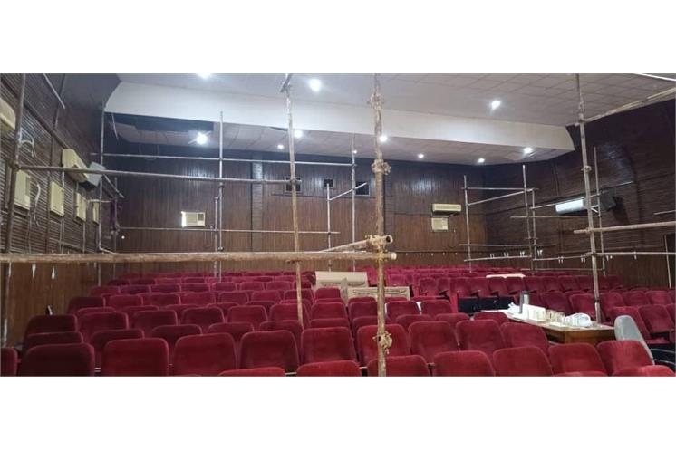 آغاز بازسازی تالار ارشاد بهبهان با حمایت شرکت پالایش گاز بیدبلند خلیج فارس